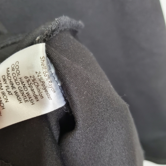 TIGER MIST Black Overall Slit Mini Dress Skirt Size Small - Picture 7 of 14